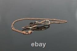 $1,299 Levian 14K Rose Gold Chocolate Quartz Rhodolite Garnet Pendant Necklace