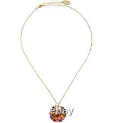 16 Rose Gold Plated Necklace with Sea Inspired Pendant with Crystals by Matashi