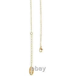 16 Rose Gold Plated Necklace with Sea Inspired Pendant with Crystals by Matashi