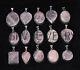 200pcs Rose Quartz Gemstone Pendant Lot 925 Silver Plated Jewelry WH-9