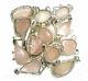 50 PCs Rose Quartz Gemstone Pendant Wholesale Lot Ethnic Handmade Pendants q558