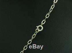 835 Silver Necklace & Pendant with Rose Quartz Decorations/Real Silver/55 0cm/25