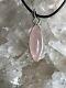 925 Solid Sterling Silver Rose Quartz Pendant And Necklace Magical Item