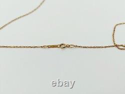 9ct Rose Gold Smokey Quartz & Diamond Pendant Necklace