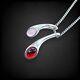 AUTH Georg Jensen Carnival Pendant Rose Quartz Garnet 925 Sterling Silver 1737