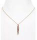 Alexis Bittar Women's Crystal Encrusted Spear Pendant Necklace Rose Gold 2031
