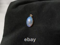 Amazing HUGE 12.5ct Australia Natural Solid Crystal Opal 18ct Gold Pendant