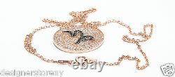 Amorium Zodiac Capricorn Sterling Silver Chain Pendant rose gold plated crystals