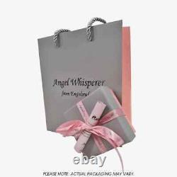 Angel Whisperer Powerful Stone Rose Quartz Small Necklace ERN-HEAL-RQ-S