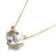 Auth Ponte Vecchio Necklace Quartz 2.50ct Diamond Heart 18K 750 Rose Gold