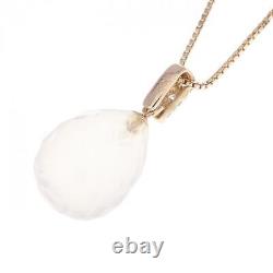 Authentic K10PG Rose Quartz Necklace #270-003-914-4789