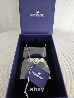 BNWT Swarovski Generation necklace White, Rose gold-tone RRP £155