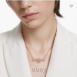 BNWT Swarovski Generation necklace White, Rose gold-tone RRP £155