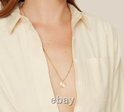 Beaumont Organic Alice Gwyneth Recycled Gold Handmade Neclace Brand New