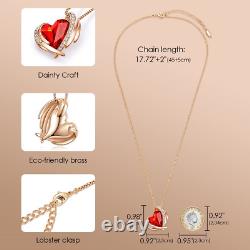 CDE 18K Rose Gold Necklaces for Women Valentine's Day Jewellery Gifts for Her