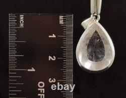 COVELLITE Pink Fire Quartz Crystal Pendant Fine Stone Healing Jewelry, 53896