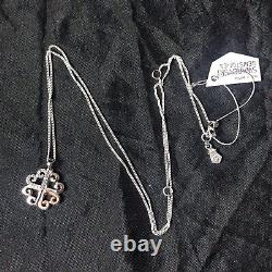 Clogau 9ct Rose Gold & Sterling Silver Swarovski Affinity Pendant Necklace