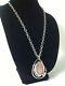 Danish Sterling Silver And Rose Quartz 31 Necklace/Pendant