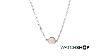 Fiorelli Jewellery Ladies Sterling Silver Blue Chalcedony Rose Quartz Necklace N3953