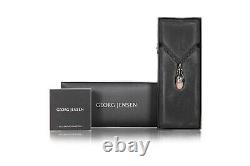 GEORG JENSEN 2011 Heritage Collection Necklace Sterling Silver Rose Quartz Chain
