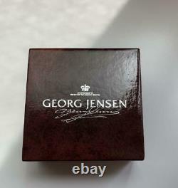 GEORG JENSEN George Jensen Ear Pendant 1999 Rose Quartz No. 3615
