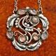 GEORG JENSEN Moonlight Blossom Rose Quartz Pendant Silver 925 Necklace