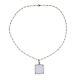H. Stern Cobblestone Rose Quartz Diamond 18k Gold Pendant Necklace