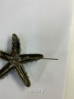 HEIDI DAUS Sea Stars Starfish Pendant Rose Pearls Crystals Please Read Desript