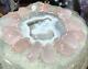 Huge Madagascar Rose quartz pendant gemstone strand #1