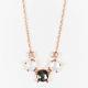 Ippolita Rose Gold & Quartz Stones Chain Link Necklace