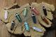 Job lot of sterling silver gemstone dowsing pendants x 10, one of each stone