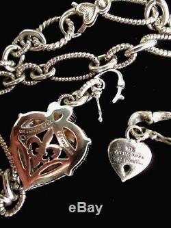 Judith Ripka Rose Quartz Heart Pendant W Small Heart Pendant Ss Necklace Jrboxes