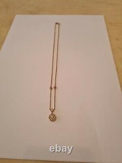 Ladies 14ct Rose Gold Necklace weight 4.6