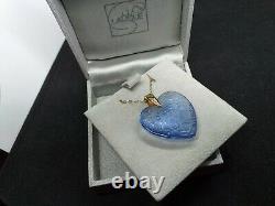 Lalique Pendant Roses Truly Beautiful, These Roses Wont Die, 9ct Gold/ New Boxed