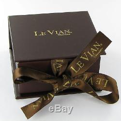 Le Vian Chocolate Quartz Pendant Choco Vanilla Diamond 0.14ct 14K Rose NWT $1099
