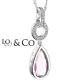 LoLo & Co Designer Necklace Touch Collection Platinum over Sterling 18 Chain