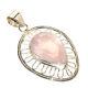 Madagascar Rose Quartz Solid 925 Sterling Silver Pendant 2.56 SP-2272