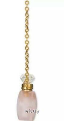 NEW Le Vian Rose Quartz Perfume Jewelry Bottle Pendant Necklace MSRP$500