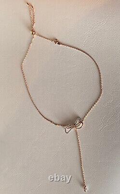 NEW Swarovski Bow Necklace 5447082 BNIB Lifelong Bow Y Pendant