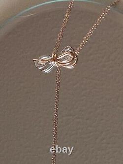 NEW Swarovski Bow Necklace 5447082 BNIB Lifelong Bow Y Pendant