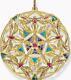 Natural Multi-Gemstone Dragonfly Medallion Amulet Necklace 14K Gold on Solid 925