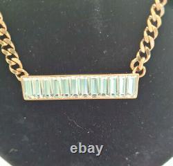 Necklace DYRBERG KERN Rose Gold Tone Swarovski Crystal sparkle 18 BNWT £90