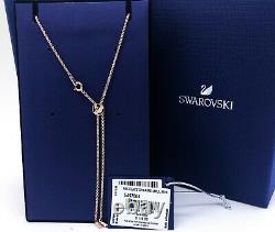 New Authentic SWAROVSKI Rose Gold Crystal Multi Charms Symbols Necklace 5497664