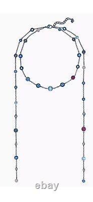 New Swarovski Crystal Strandage Necklace 5410991 Bnib Beads Blue Multi