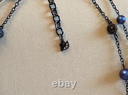 New Swarovski Crystal Strandage Necklace 5410991 Bnib Beads Blue Multi