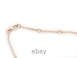 POMELLATO K18RG WG ROSE Quartz Chalcedony Pendant Nude Necklace #031