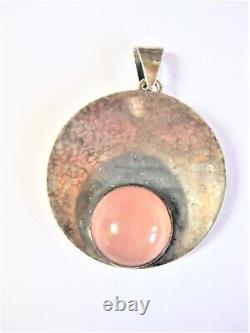 Pendant Silver 925 with Rose Quartz, N. E. From, 11.9 g