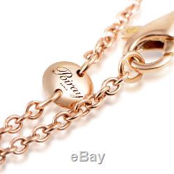 Poiray 18K Rose Gold Milky Quartz & Diamond Pendant Necklace PPG3134