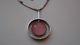 Rare N. E. From Sterling Silver 925s With Rosequartz Denmark Pendant And Chain
