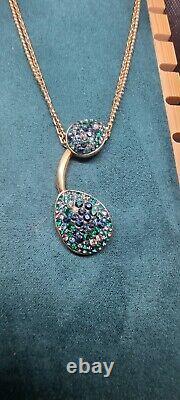 Retired Swarovski Crystal Necklace 19 long